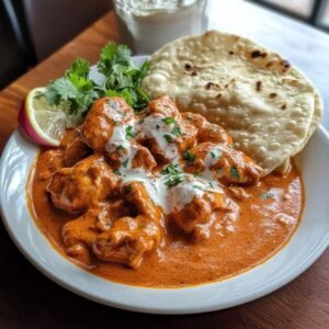 Butter Chicken with 5 Tawa B roti