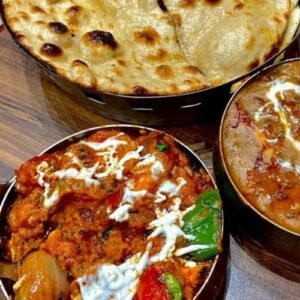 MUTTON KEEMA PARANTHA WITH GRAVY