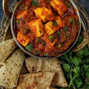 Kadhai Paneer With 5 Tawa Roti